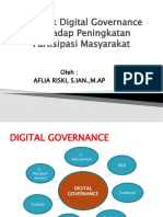 Dampak Digital Governance Terhadap Peningkatan Partisipasi Masyarakat
