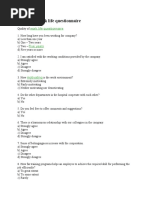 Minnesota Satisfaction Questionnaire (MSQ) | PDF | Job Satisfaction ...