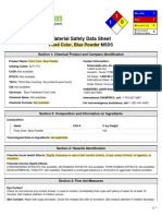 Food Color, Blue Powder MSDS: Section 1: Chemical Product and Company Identification