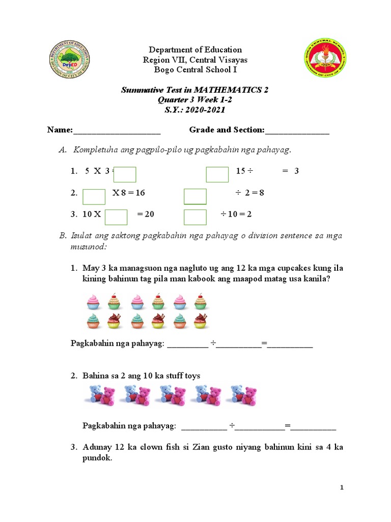 Math 2 q3 s1 | PDF