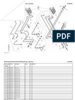 Hydraulic Tube Parts List for BF 800 BP Hydraulic System