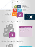FF0060 01 Free Six Steps Callout Diagram Powerpoint
