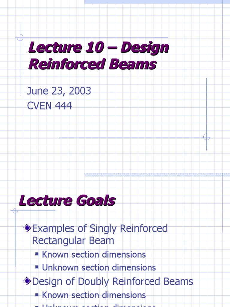Design of Reinforced Concrete Beams | PDF | Engineering | Beam (Structure)
