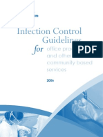 Infection control guidelines