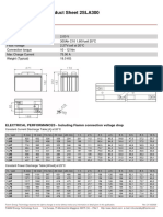Product Sheet 2SLA300: Technical Data
