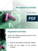 PROGRESSIVE ACTIVITIES Presentation