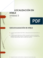 Unidad 3 GEOLOCALIZACIÓN EN HTML5