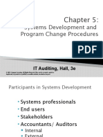 Ch5 - System Development and Program Change Procedures