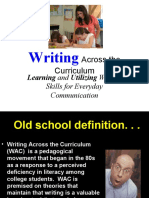 Writing Across The Curriculum