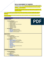 Clinical Management of Diabetes