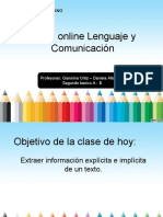 Sesión 8 - Lenguaje - Extraer Información Explícita e Implícita