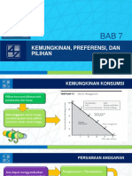 Kemungkinan, Preferensi Dan Pilihan