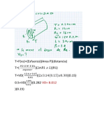 T F (VS) (Esfuerzo) (Area P) (Distancia) T (2 1 ) (R1) T VD (2 3.14 (0.15) 0.30) (0.15) 0.5 VD (0.282) (0.15)