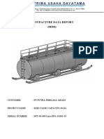 Manufacture Data Report (MDR) : Manufacture of Transport Equipment & Main Component Supply