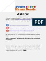 Asterix Plantilla Hama Beads 92a19