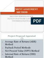 Investment Assessment Methods
