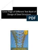 Cover Page of Different Text Book of Design of Steel Structure
