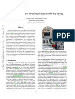 Geometric Loss Functions For Camera Pose Regression With Deep Learning