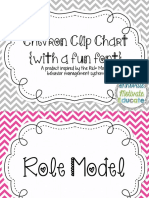 Chevron Clip Chart (With A Fun Font) : A Product Inspired by The Rick Morris Behavior Management System