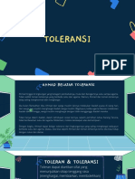 Kelas 6 - Materi Toleransi