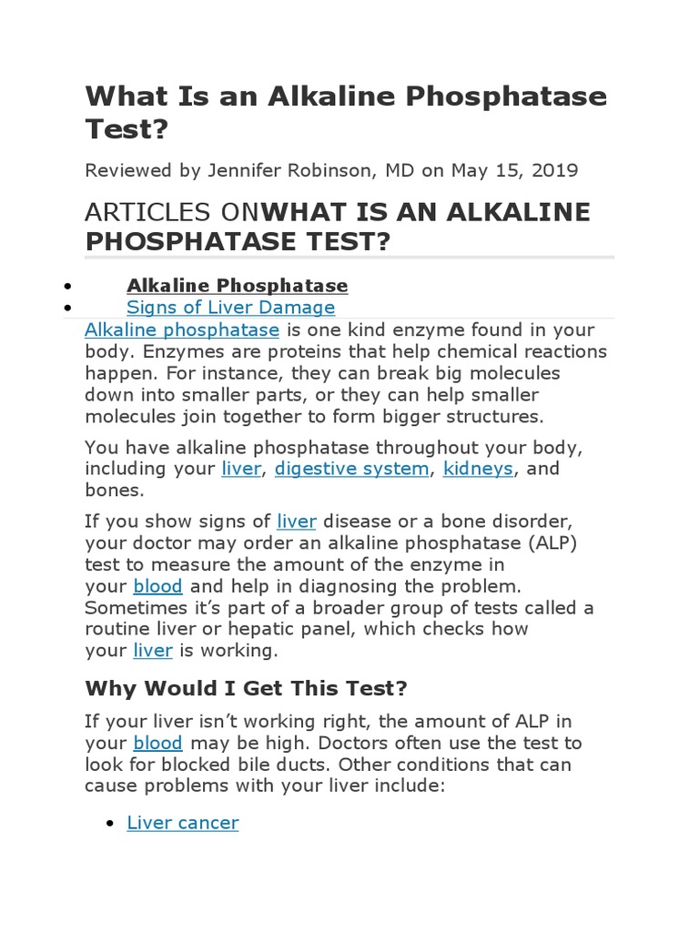 What Is An Alkaline Phosphatase Test PDF