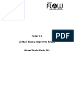 Paper 7.3 Venturi Tubes: Improved Shape: Michael Reader-Harris, NEL