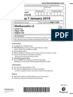 GCSE Maths Formula Sheet