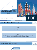 Identifikasi Penurunan Produktivitas Di Mesin PVC