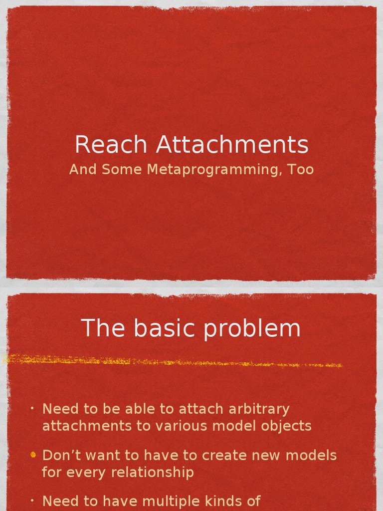 Dynamic Attachment Management in Models | PDF | Computers | Technology ...