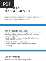 Financial Management II - Chapter 18