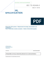 Technical Specification: IEC TS 62446-3