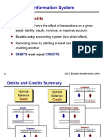 Accounting Information System: Debits and Credits