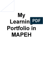 Portfolio in Mapeh