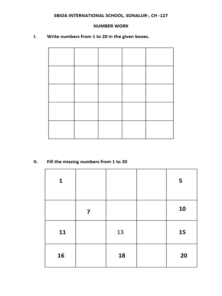 LKG Question Paper PDF