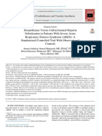 Streptokinase Versus Unfractionated Heparin Nebu in ARDS RCT 2020