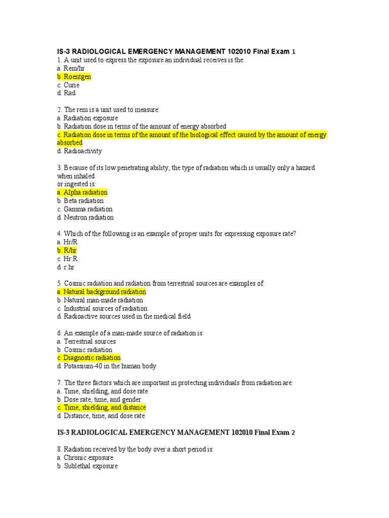 IS3 Radioactive Decay Radiation