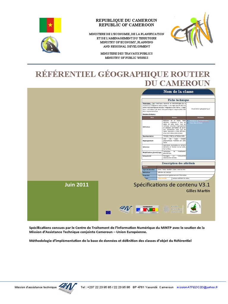 Référentiel Routier du Cameroun | PDF | Géographie | Cartographie
