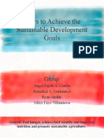 Ways To Achieve The Sustainable Development Goals
