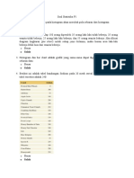 Soal Statistika