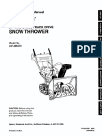 Sears Craftsman Snow Thrower Model 536.885470