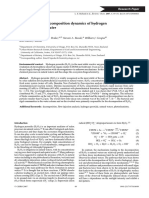 Production and Decomposition Dynamics of Hydrogen Peroxide in Freshwater