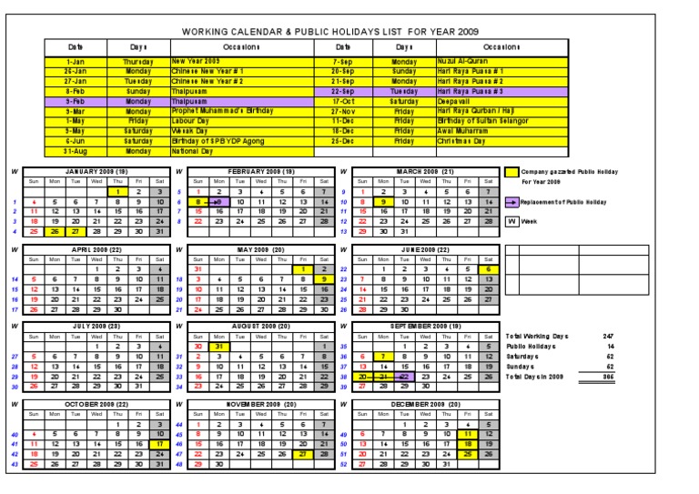2009 Calendar | PDF | Religious Holidays | Traditions