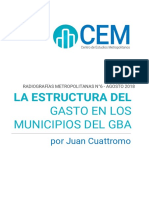 La Estructura Del Gasto en Los Municipios Del GBA 1