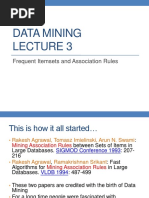 Data Mining: Frequent Itemsets and Association Rules