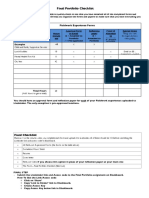 Final Portfolio Checklist Blackboard 4