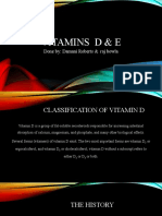 Vitamins D & E Presentation