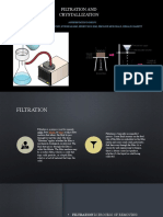 Filtration and Crystallization