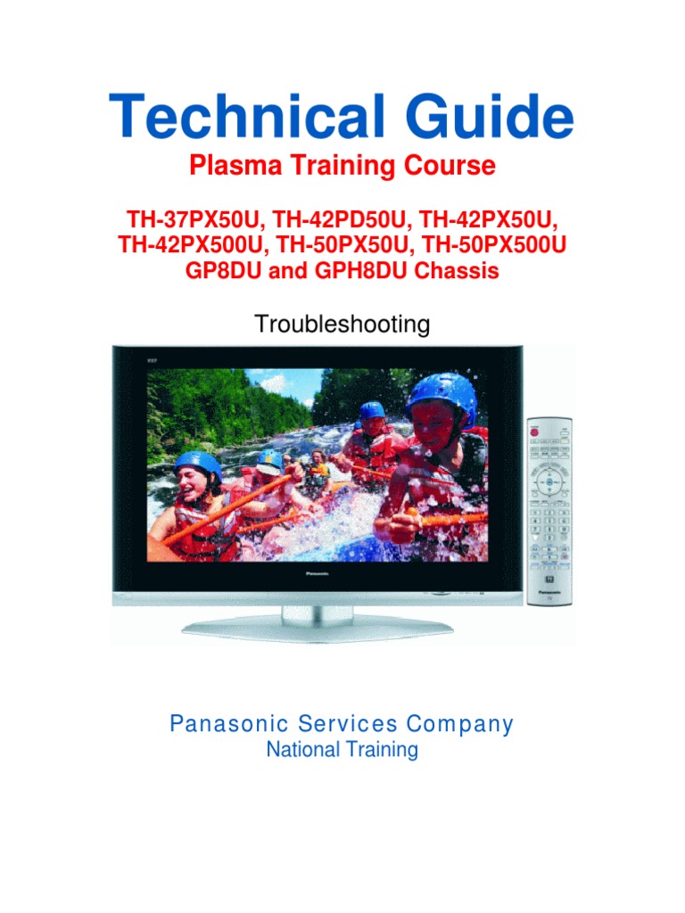 panasonic_gp8du_gph8du_chassis_th-37px50u,42pd50u,42px50u_th-42px500u,50px50u,50px500u_plasma_training_course_[ET]  | Electrostatic Discharge | Digital ...