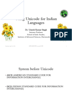 Using Unicode For Indian Languages