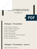 Emglish Lesson Conversation